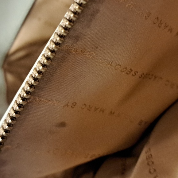 Marc by Marc Jacobs Goodbye Columbus leather satchel taupe & white TAKING OFFERS - Picture 8 of 16